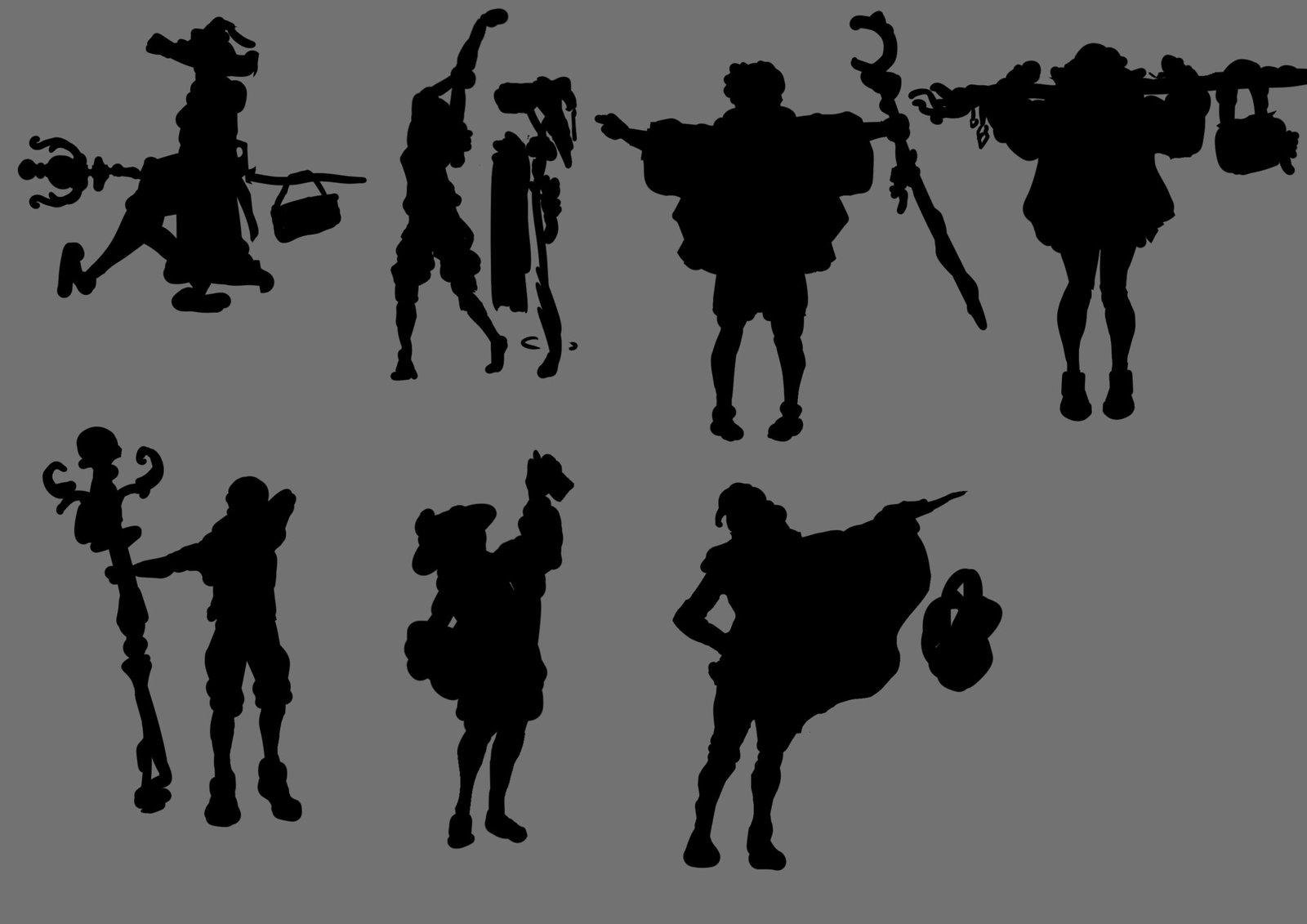 Some initial exploration for the 'modern witch' concept.